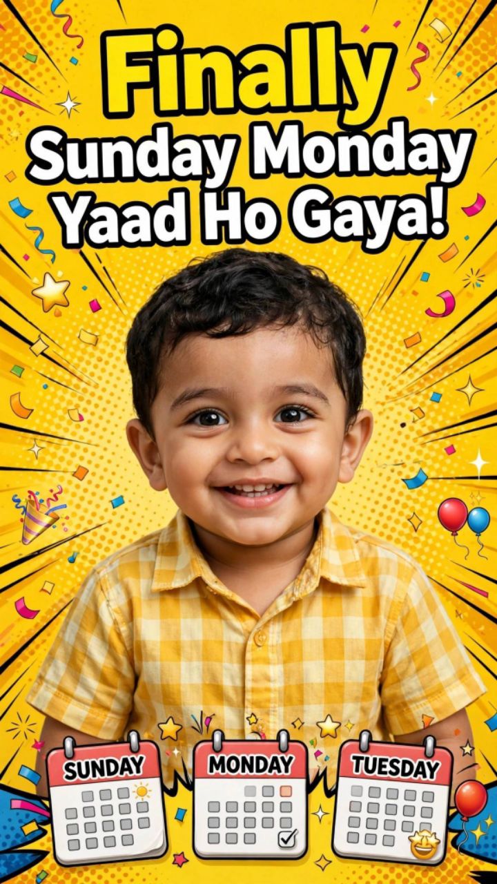 Finaly days name yad ho gya