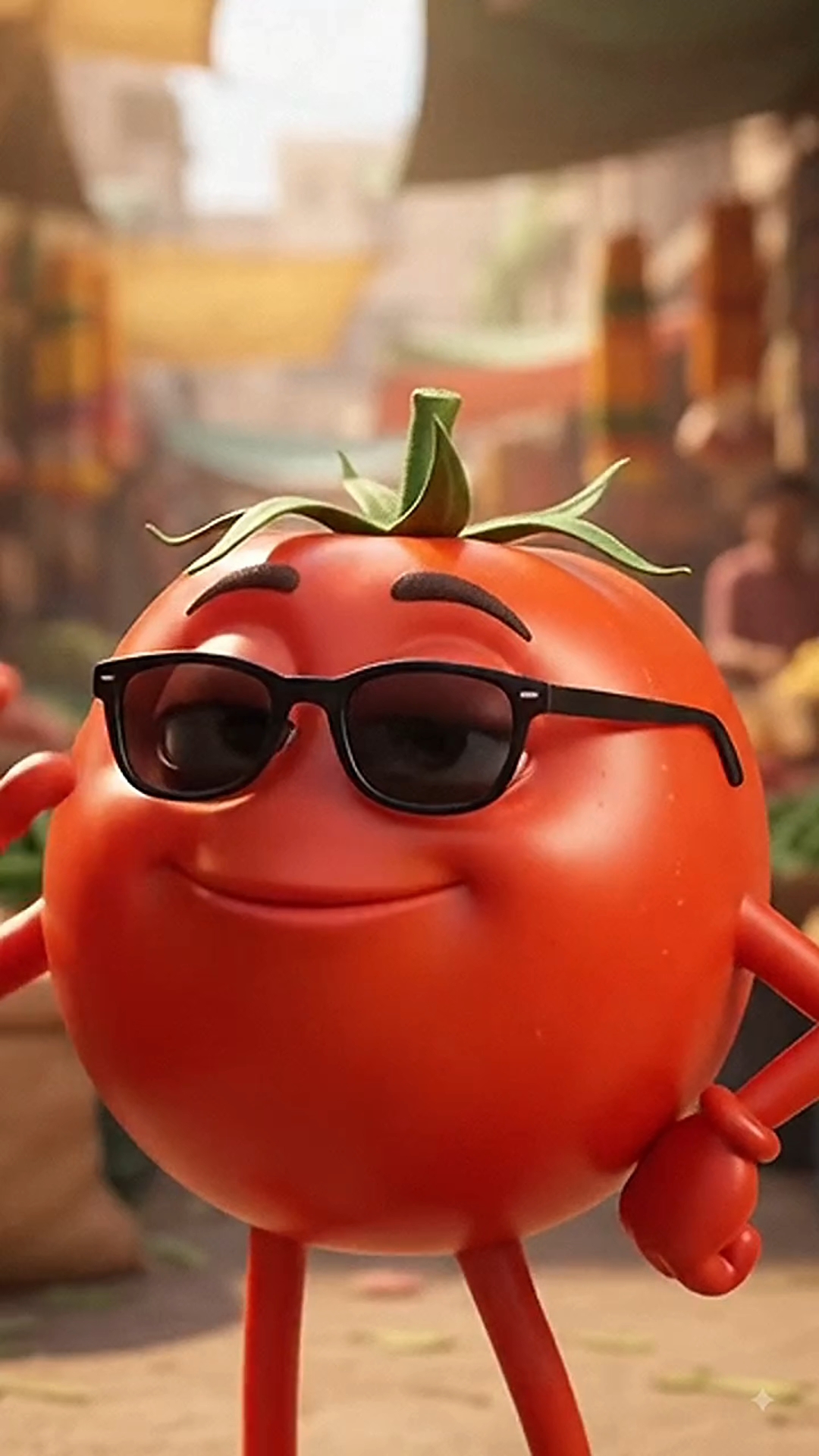 🍅 Tomato vs Potato 😂🌶️ | Funny Vegetable Cartoon in Hindi #Shorts