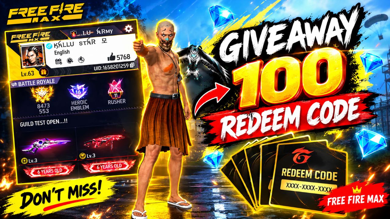 Giveaway 100 redeem code