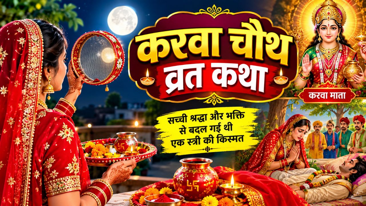 करवा चौथ व्रत कथा 2026 🙏 | Karwa Chauth Vrat Katha | करवा माता की पावन कथा 🌹