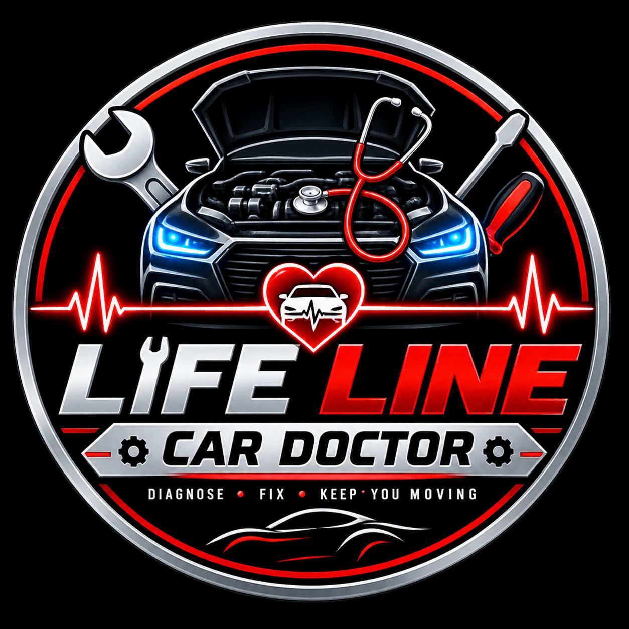 Life line car doctor on Bideo
