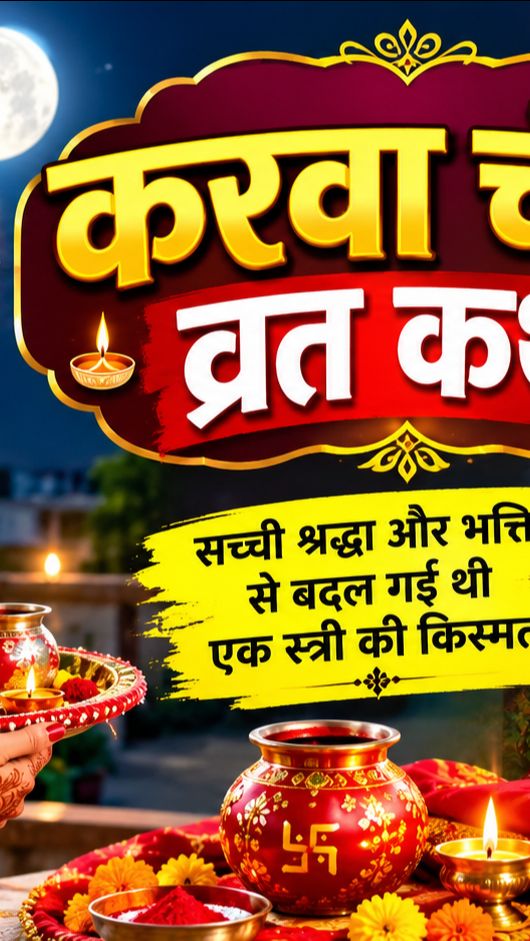 करवा चौथ व्रत कथा 2026 🙏 | Karwa Chauth Vrat Katha | करवा माता की पावन कथा 🌹