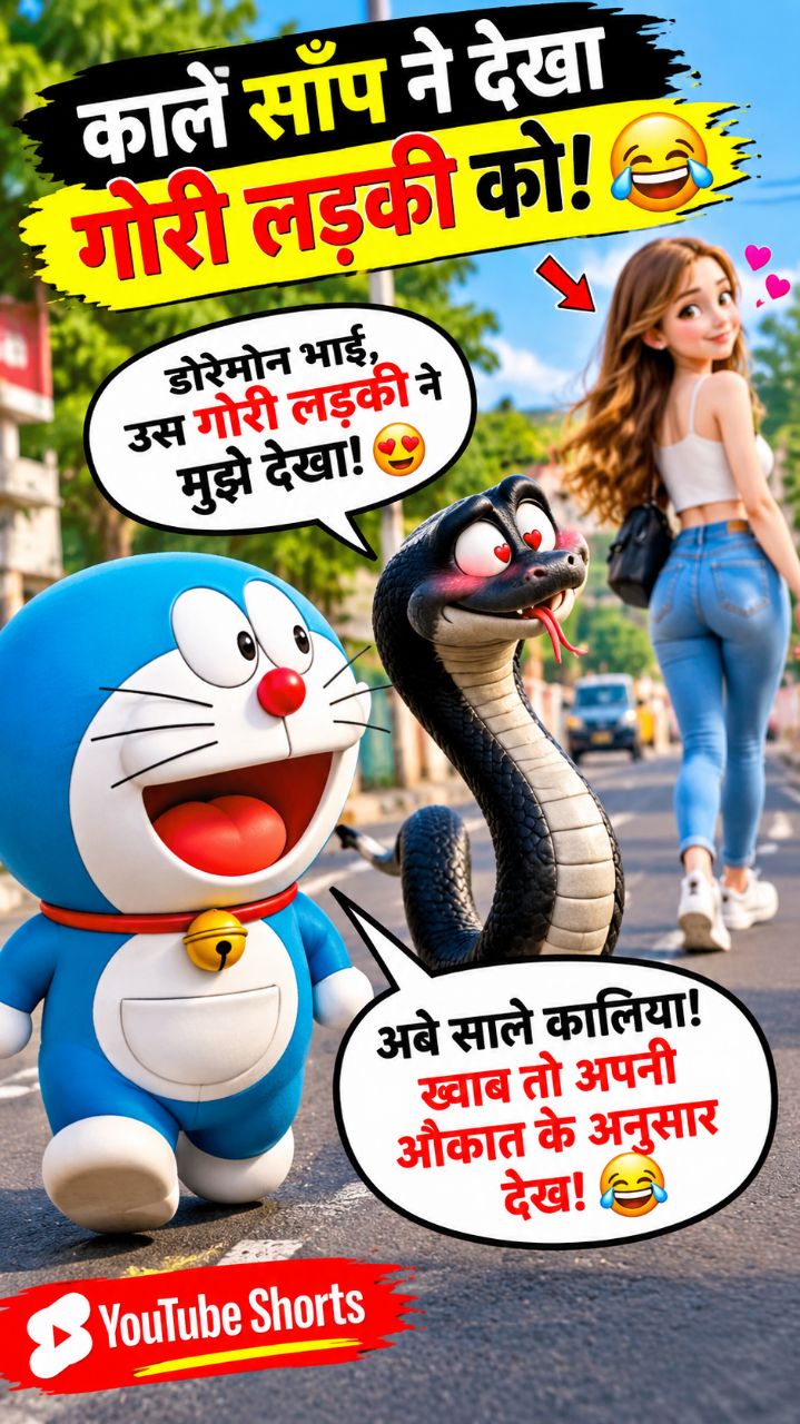 Doraemon or Kaliya saap 😇