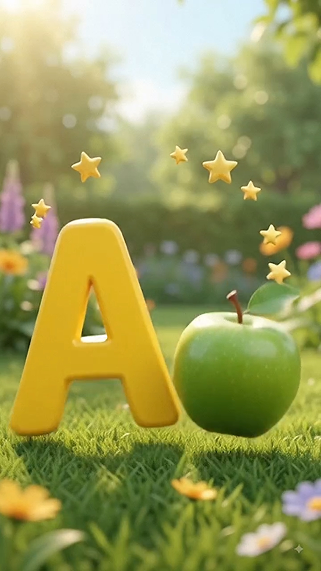 A for apple