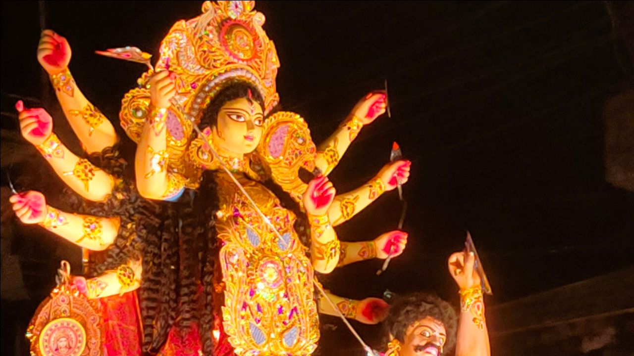 Maa Durgar ghat bisorjon.purulia saheb bhand