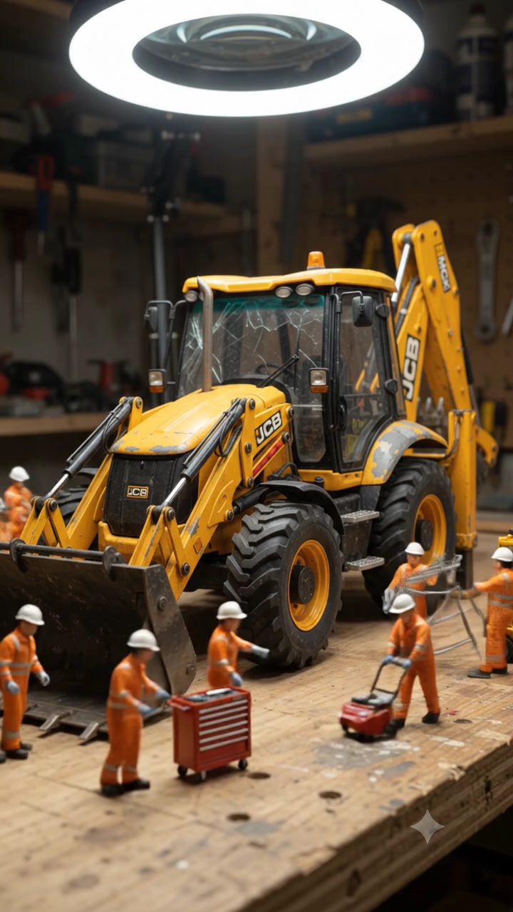 🚜 Amazing JCB Repairing 🔧 | 挖掘机维修