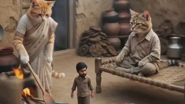 Insan and cat #viral #short