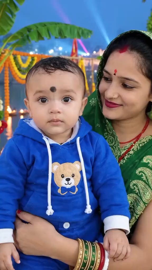 🥹❤️ पापा जल्दी घरे आ जाईं ना… 🥺🙏 छठी मईया के पूजा आवे वाला बा, हमरा नया