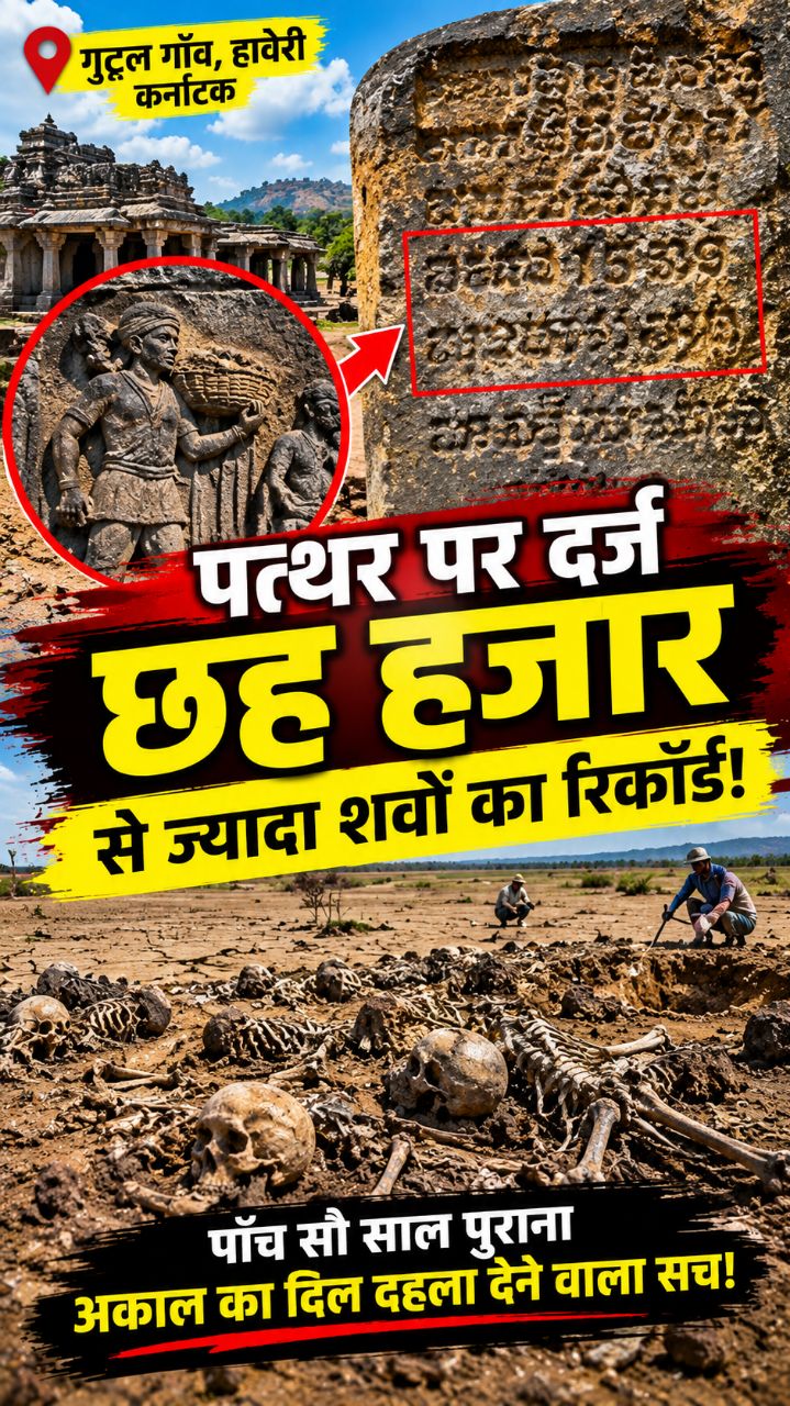 1. पत्थर पर दर्ज छह हजार शवों का दर्दनाक इतिहास! पाँच सौ साल पुराना अकाल| #Karnataka #History4.