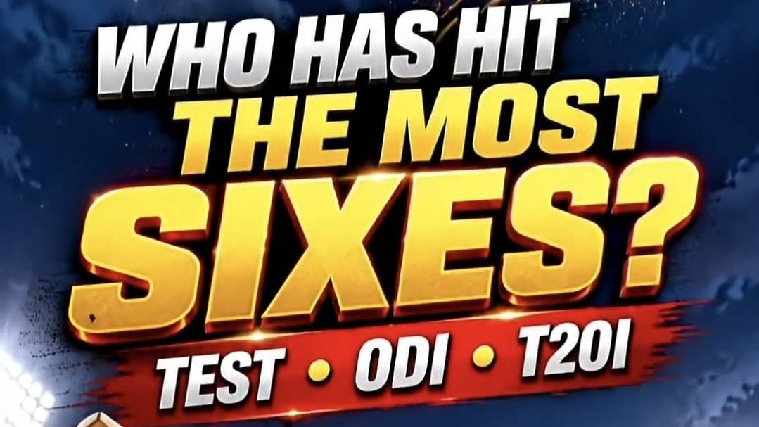 Which cricketer scored most sixes in cricket history