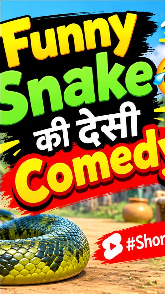 😂 Funny Snake Ki Desi Comedy 🤣🔥 #Shorts #FunnyCartoon #AIAnimation