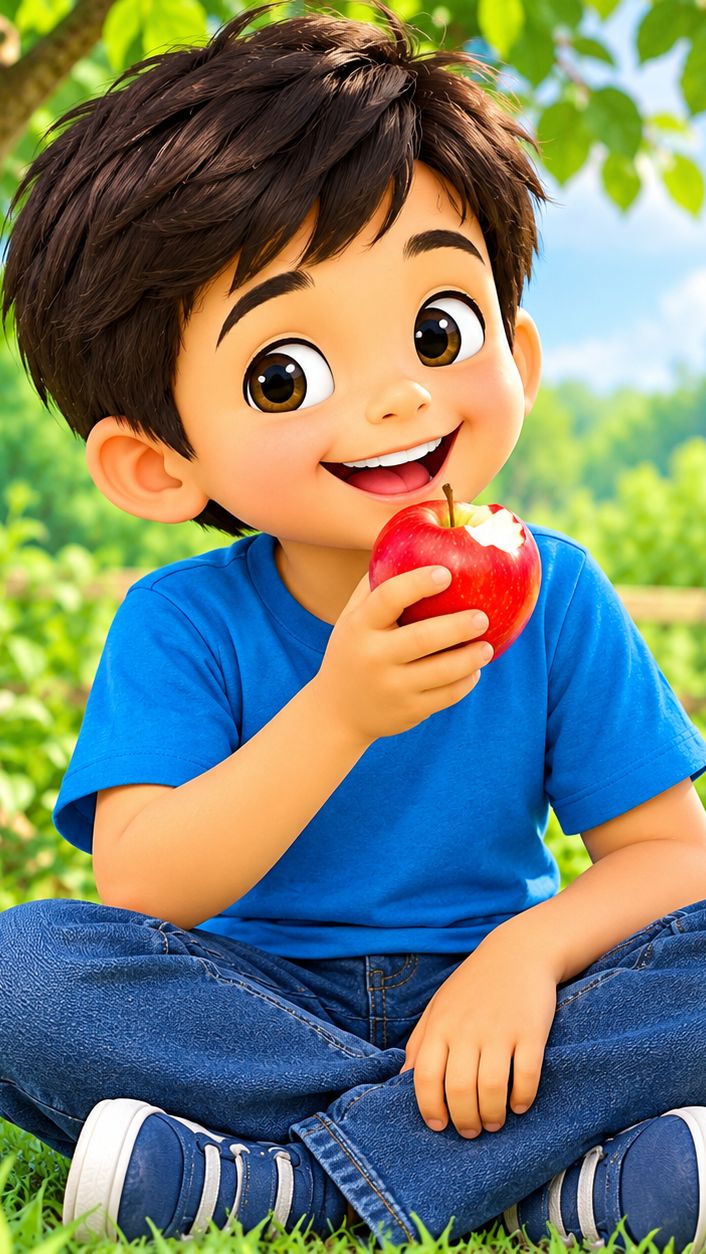 Bachha bandar or apple