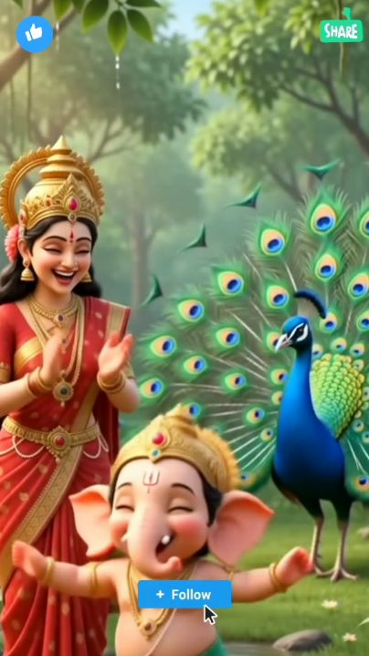 Lord Ganesha’s Sweet Questions to Maa Durga | Nature’s Beautiful Secrets