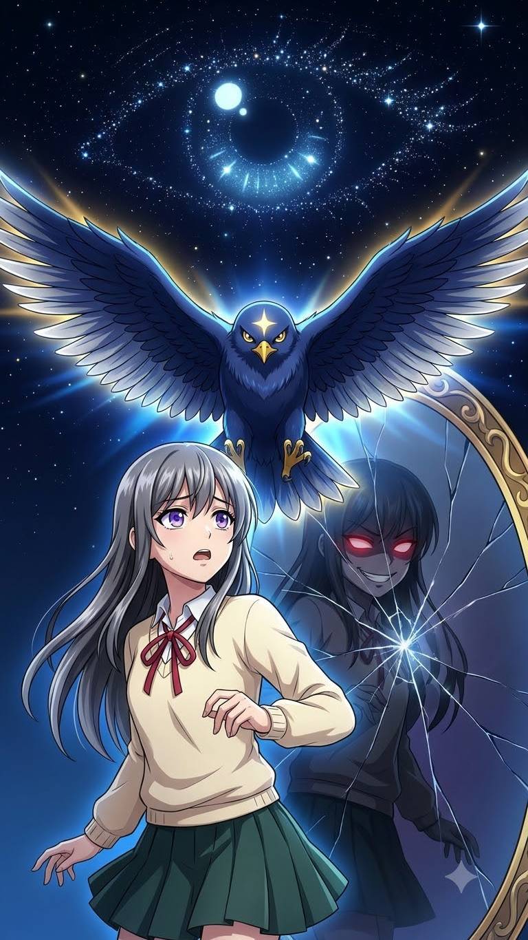 Her Reflection Escaped | Part 2 #Shorts #AnimeStory