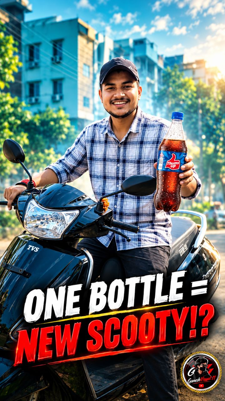🔥 1 Thums Up Bottle = नई Scooty?! 😱😂 | ऐसा कैसे हो सकता है!