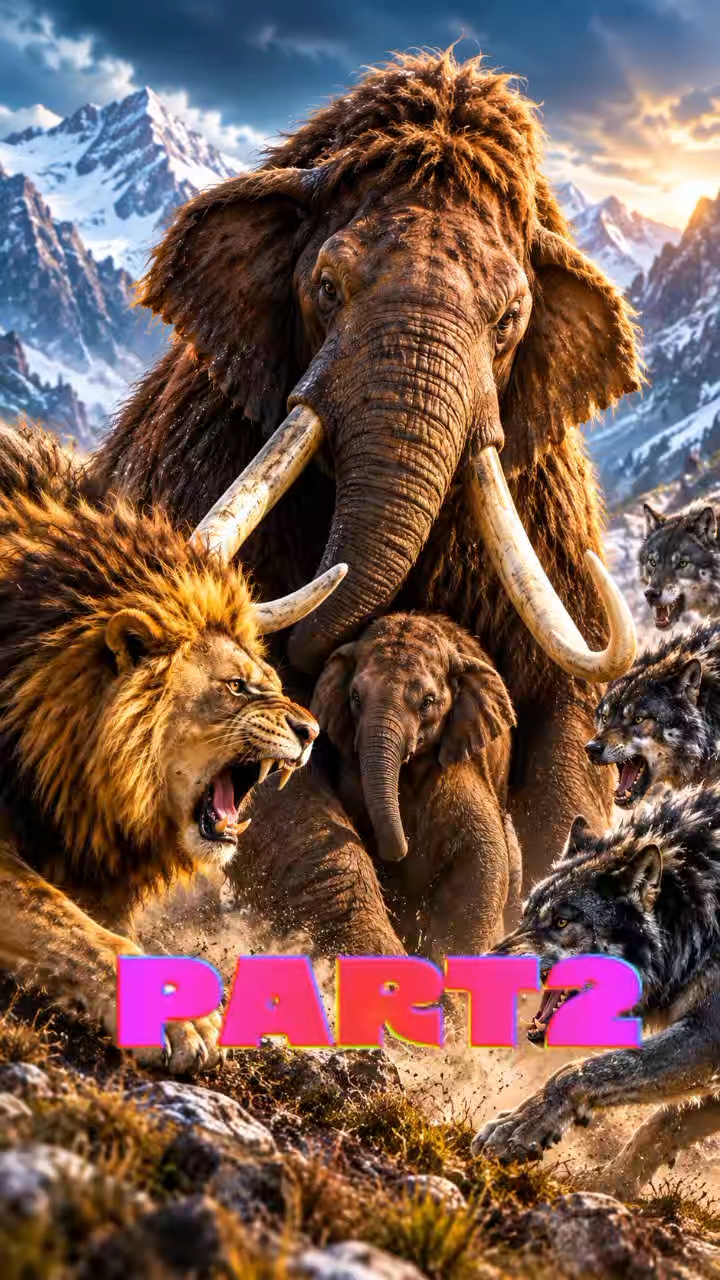 10000 years old mammoth 🦣🦣🦣🦣 or uski muskil life