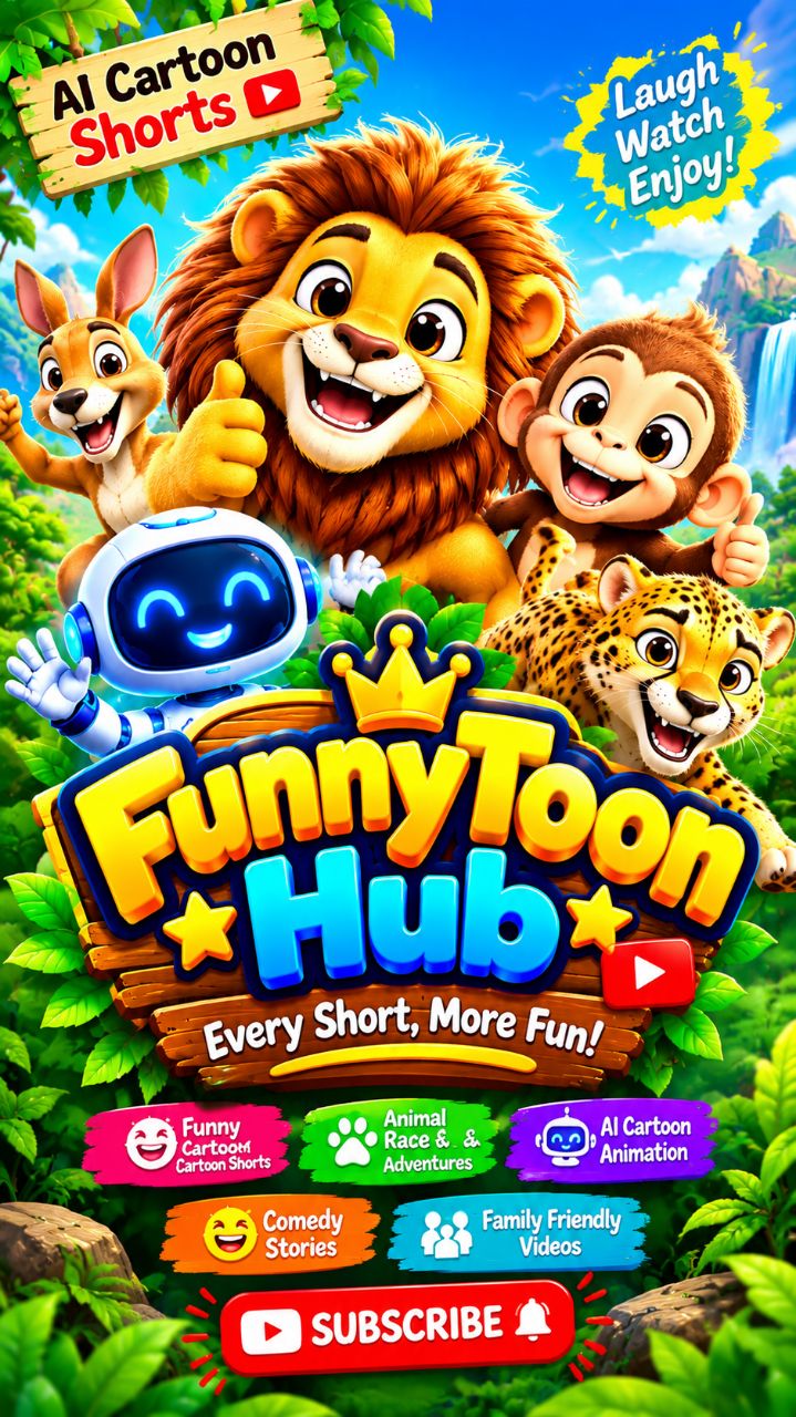 🦁 Welcome to Our Funny Cartoon World! 🐒🤣 | FunnyToon Hub