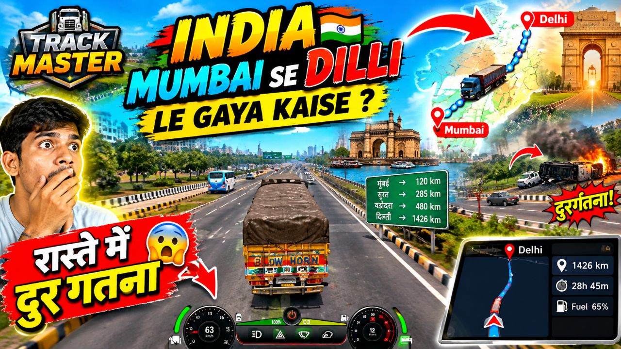 Highway Speed Challenge in Truck Masters India ft.  Mumbai se dilli