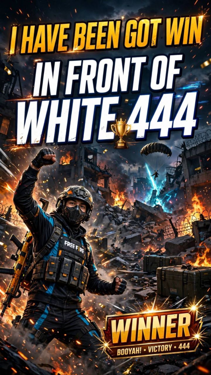 I HAVE BEATEN WHITE 444