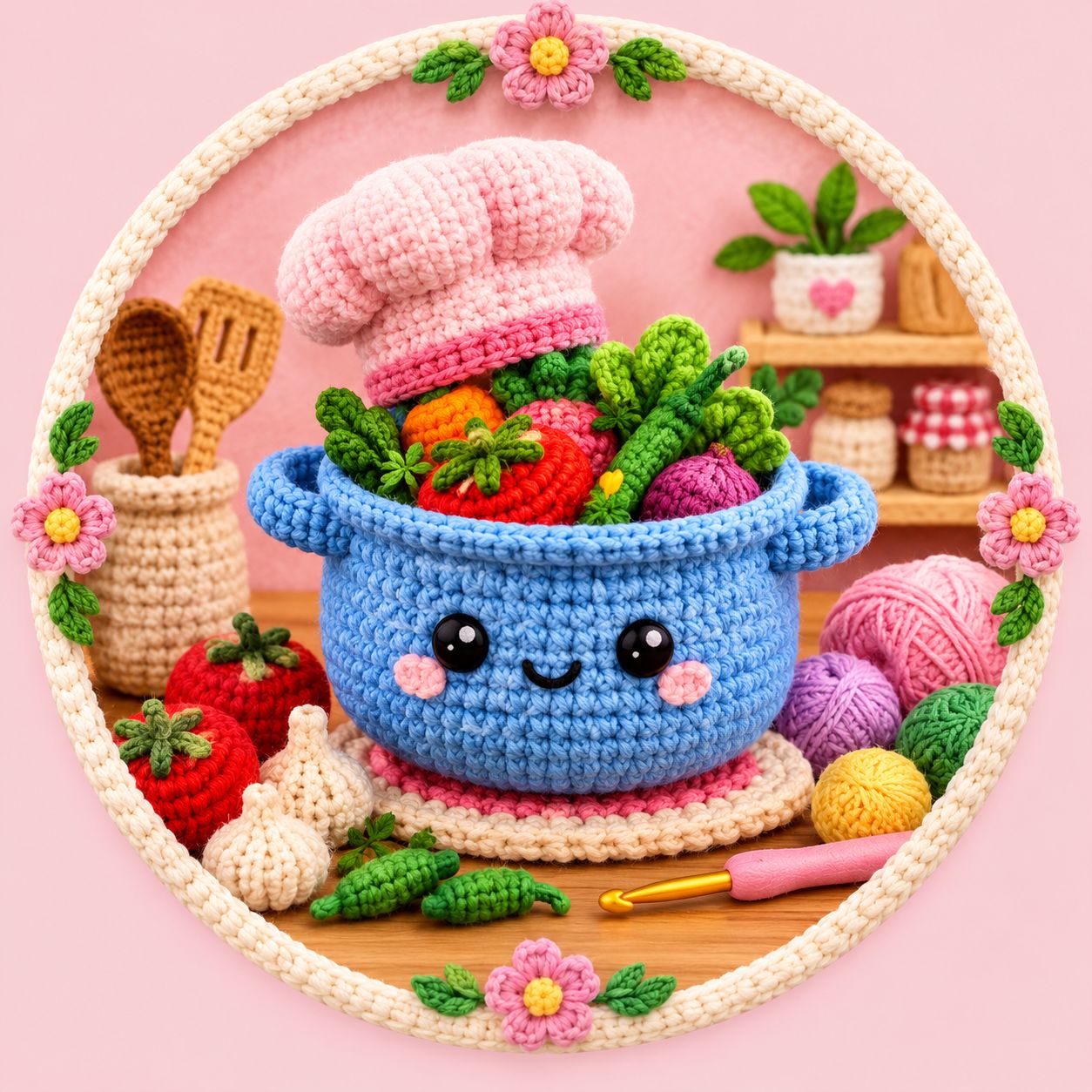 Cozy Crochet Kitchen 🧶 on Bideo