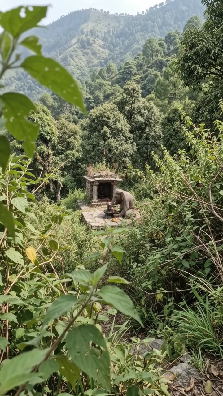 🙏 गणपति बप्पा की दिव्य पूजा का अद्भुत दृश्य 🌺✨ जय श्री गणेश!