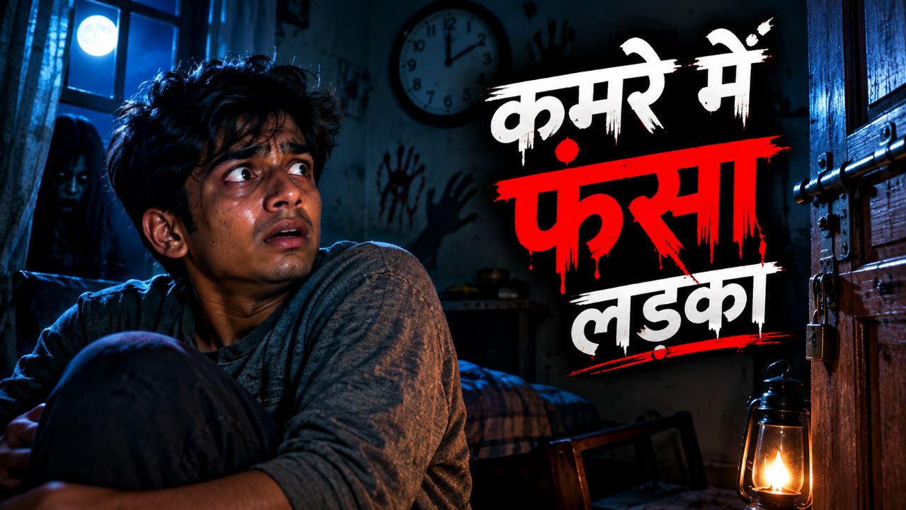 😱 रात को कमरे में फंसा लड़का 👻 | उस रात कमरे में जो हुआ, उसने सब बदल दिया! | Horror Story Hindi