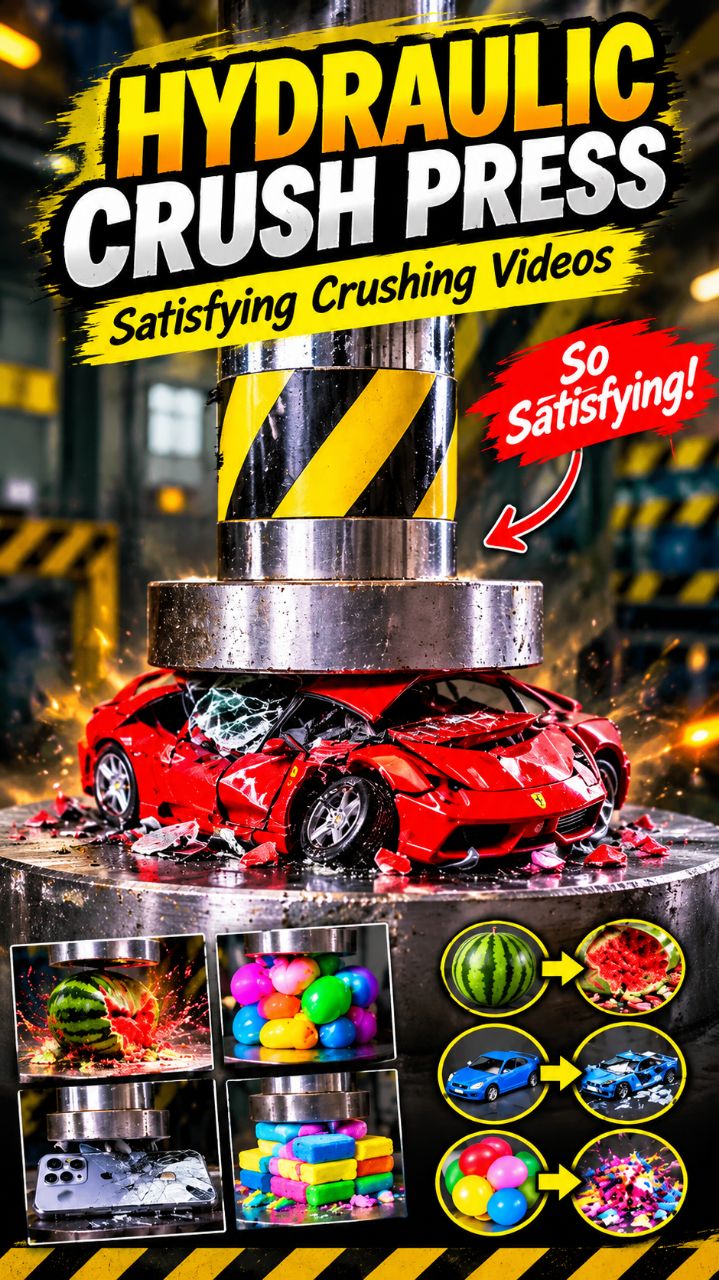 You Won't Believe What This Hydraulic Press Can Crush! 😱