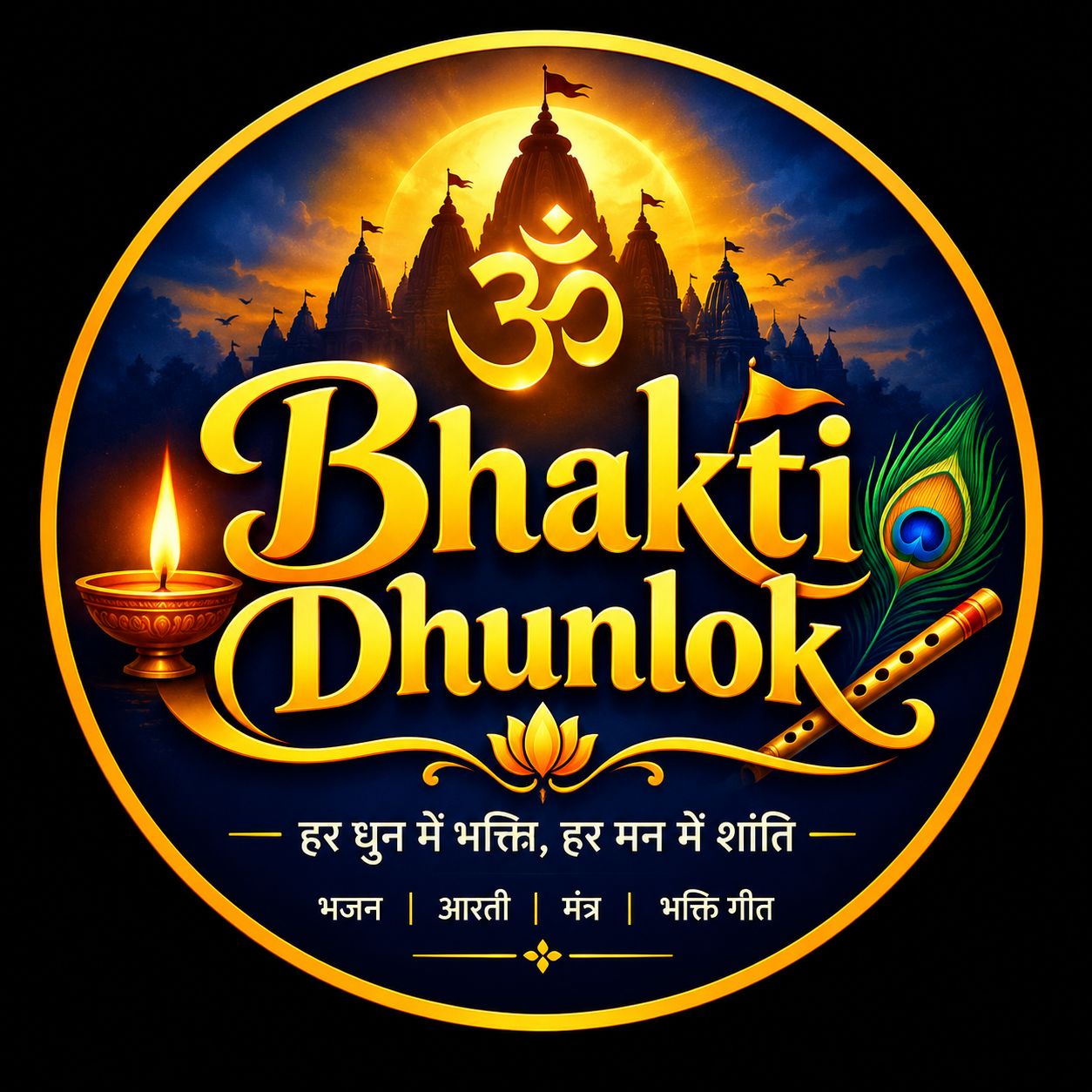 Bhakti Dhunlok on Bideo