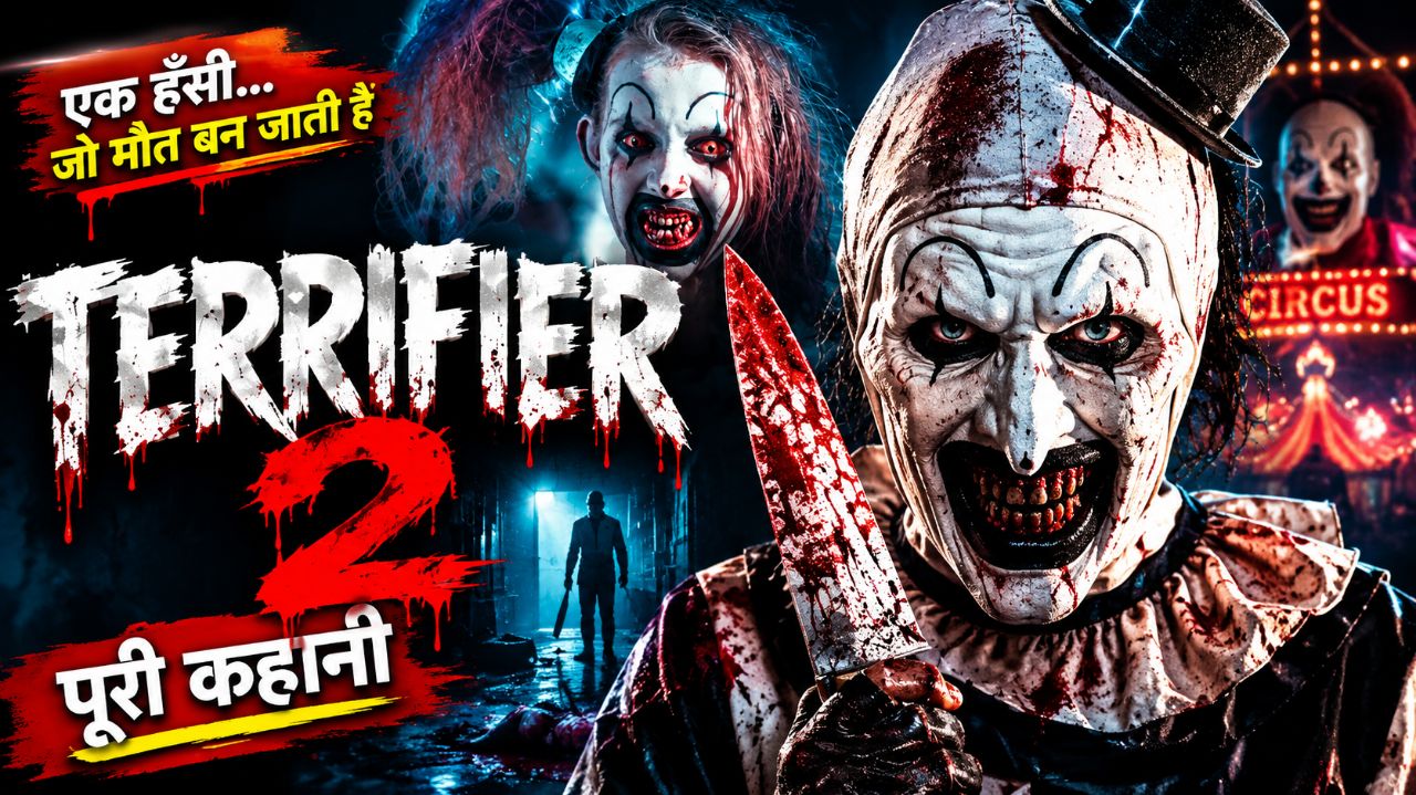 Terrifier 2 (2022) Explained in Hindi | इस खतरनाक Clown ने मचा दिया आतंक | Movie Explained