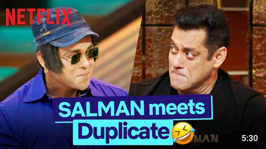 Salman Khan HILARIOUSLY ROASTS

His Duplicates

Netflix India

Summary

| TGIKS | Netflix..