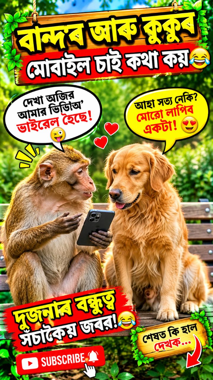 মোবাইল চাই কথা কয় 👍🙏😭🙏👍 #mobilelegends #doglovers #monkey #assam #viralpost #foryoupage#comed