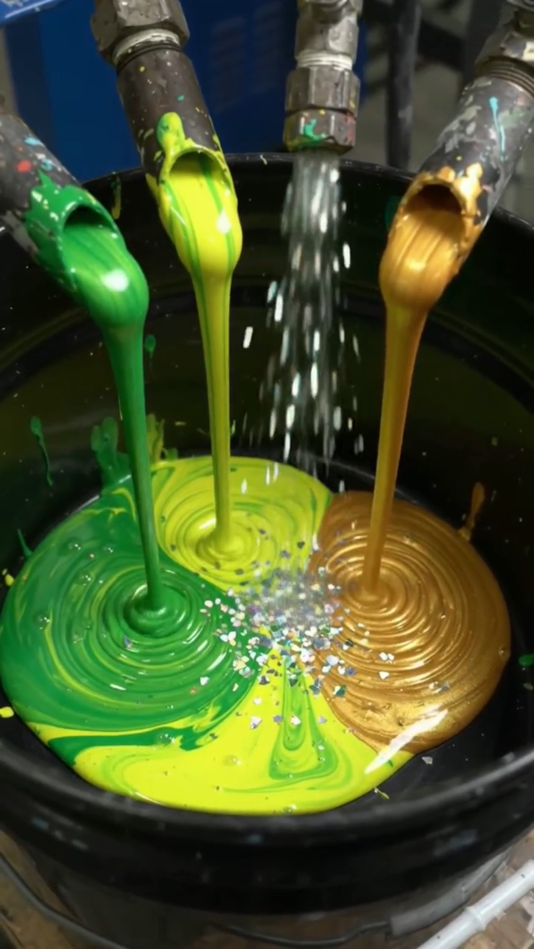 Paint mixing ASMR