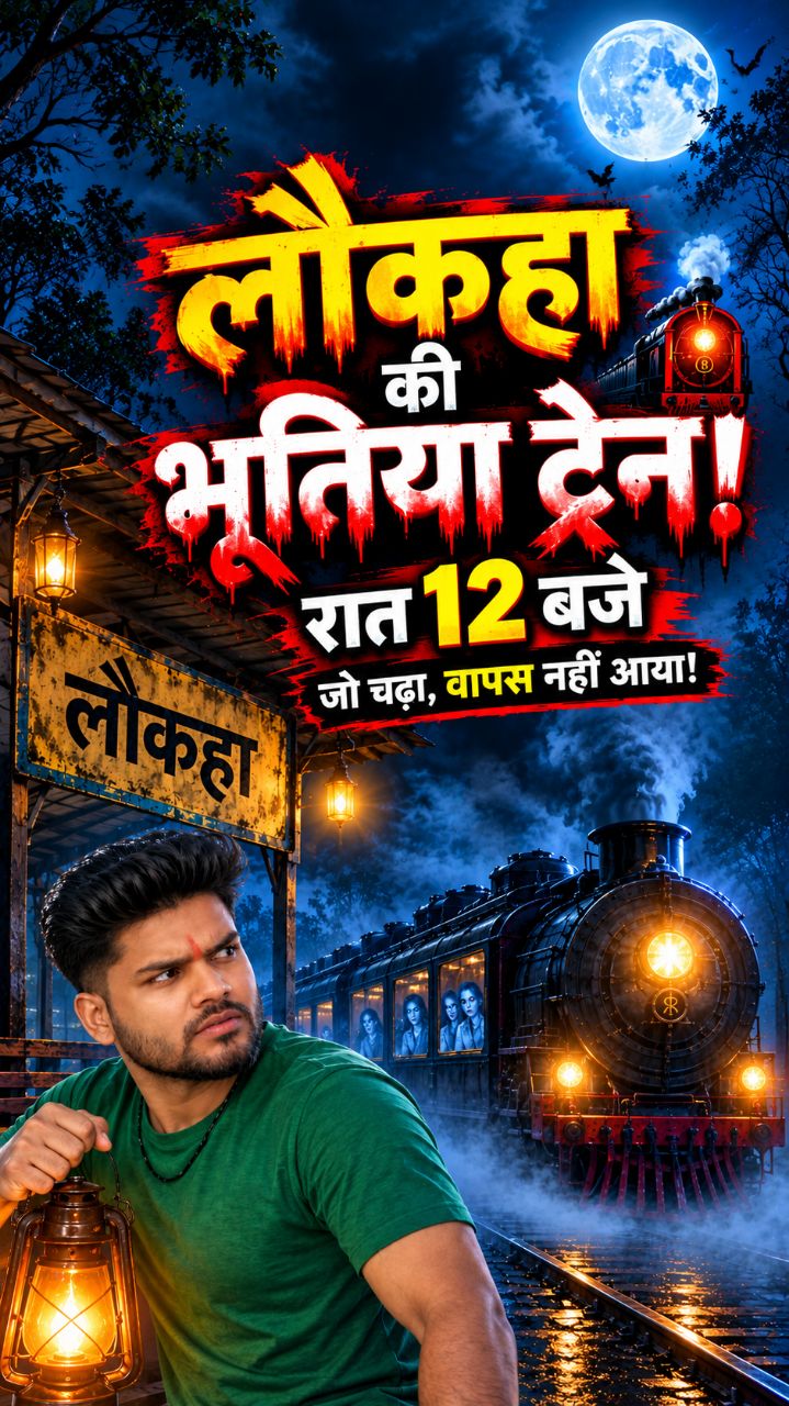 लौकहा की भूतिया ट्रेन स्टेशन ai से मेरा खुद का वीडियो बनाया गया है अच्छा लगे तो लाइक सब्सक्राइब करें