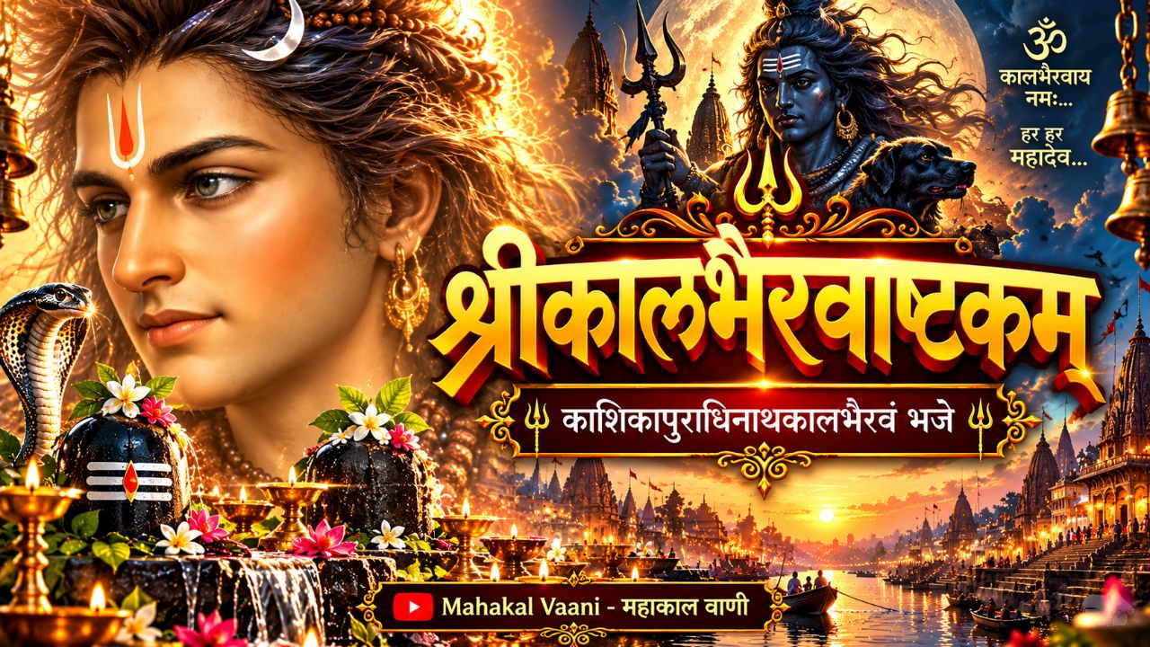 श्रीकालभैरवाष्टकम् 🔱 | काशिकापुराधिनाथकालभैरवं भजे | Bhairav Stotram | Mahakal Vaani - महाकाल वाणी