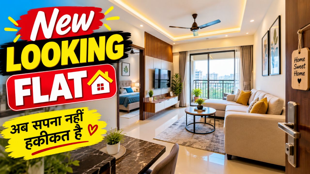 🏡 नया लग्जरी फ्लैट देखकर रह जाएंगे हैरान 😍 | New Looking Flat 🏠✨