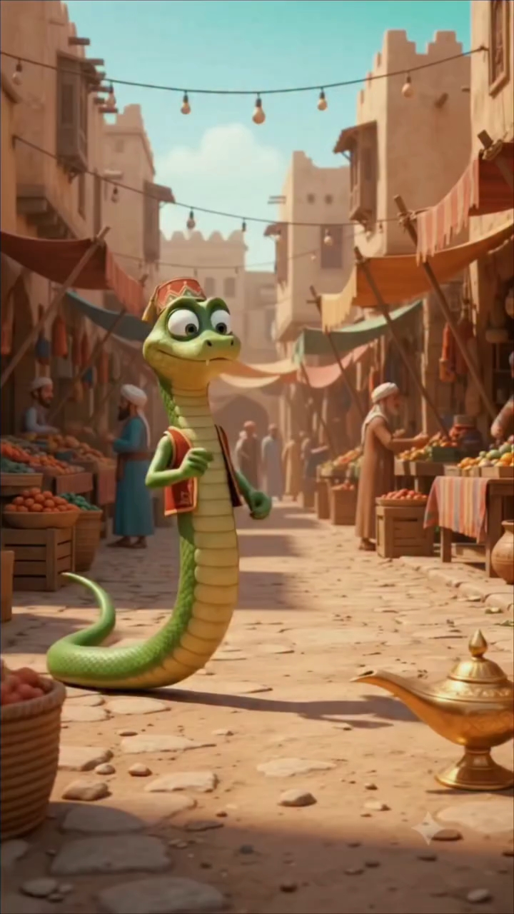 Snake 🐍 funny 😂 jinn 🧞 - funny snake 🐍🤣#funnysnake #trendingnow #aiart #viralreels
