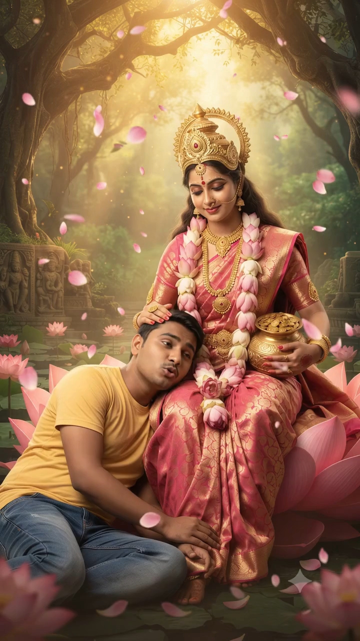 🌺 ମାଆ ଲକ୍ଷ୍ମୀ ଓ ଯୁବକଙ୍କ ଦିବ୍ୟ କଥାବାର୍ତ୍ତା 🙏 | Maa Laxmi Odia Story | Odia Bhakti Shorts
