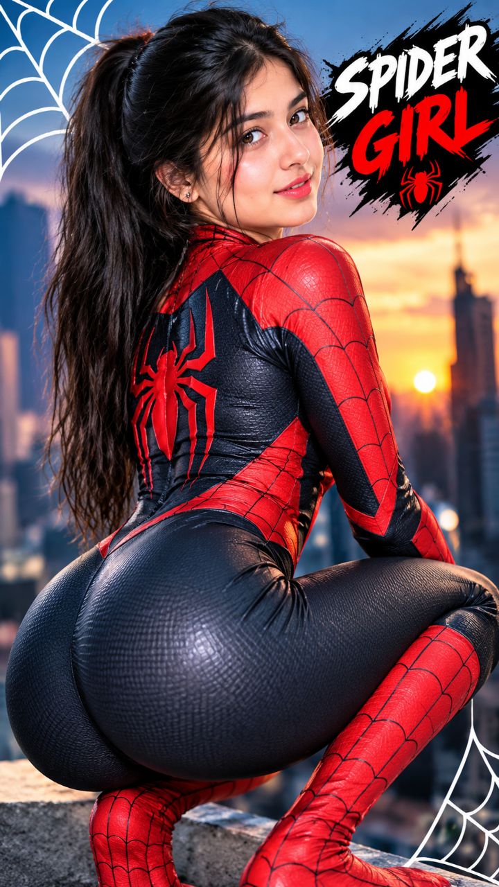 Sexy 🥵 Spider girl Subhashree 😘😍😘