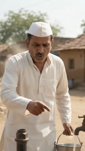 Sanju bakra pani ke line me