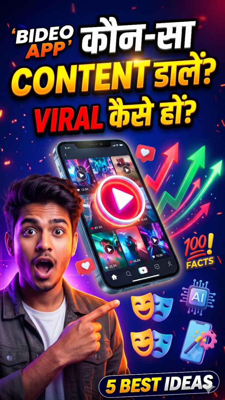 Bideo App पर कौन-सा Content डालें? 🔥 Viral होने के 5 Best Ideas!