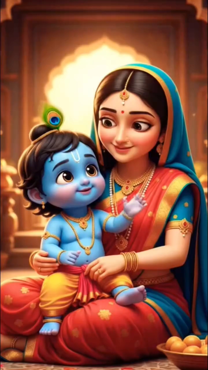 🦚 श्री कृष्ण लीला 🙏💙 | राधा कृष्ण की दिव्य लीला 🌸✨ | जय श्री कृष्ण