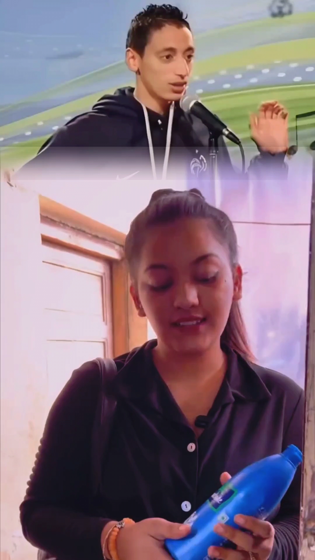 तेल बेचने गई, सर पे तेल पड़ गया! 😂🔥 #shorts #comedy #funnyshort