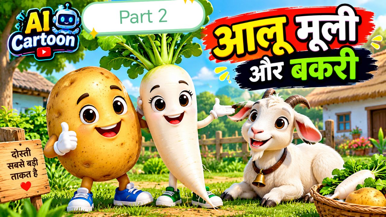 🥕🐐 आलू, मूली और बकरे की मेहनत  पार्ट 2