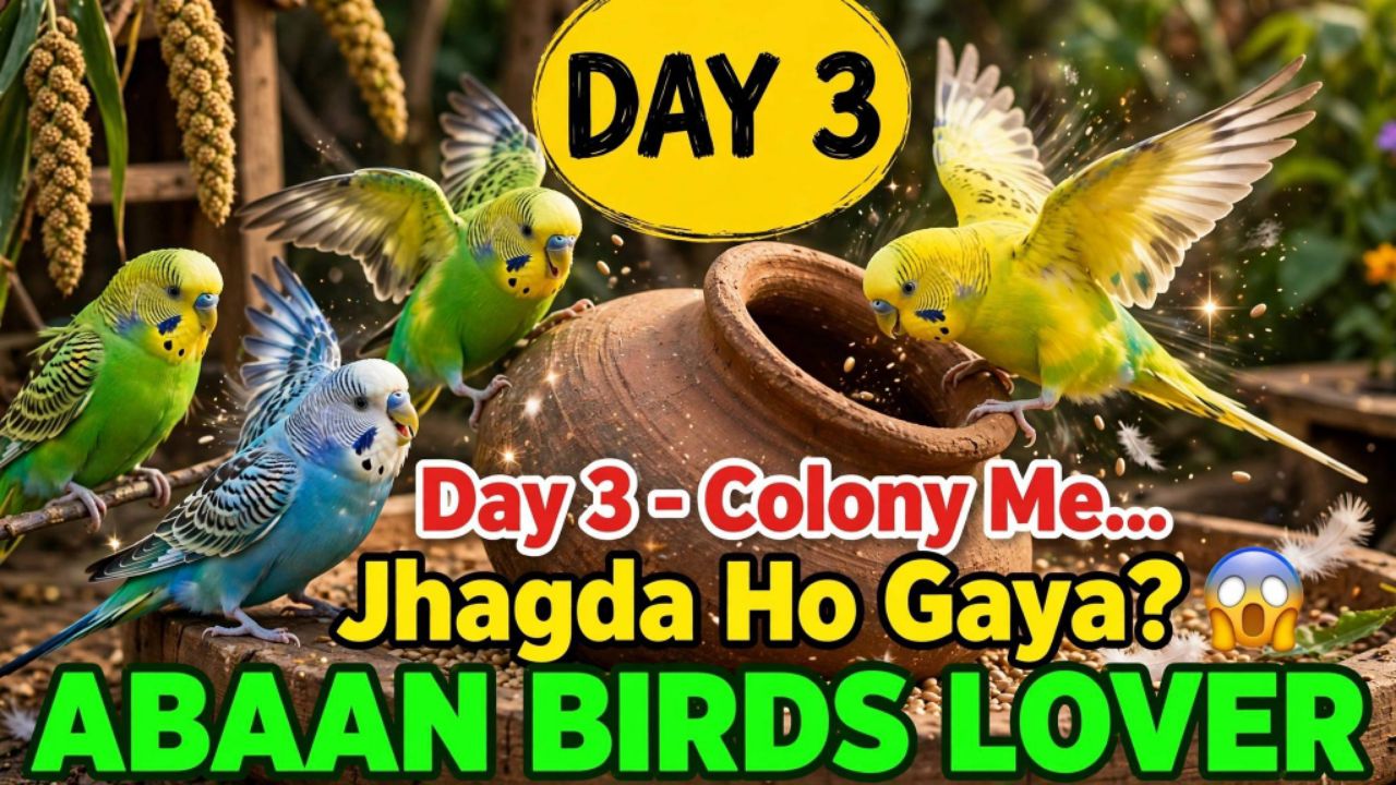 Day 3 - Colony Me Jhagda Ho Gaya? 😱 | Bajri Fighting For Matki | Abaan Birds Lover