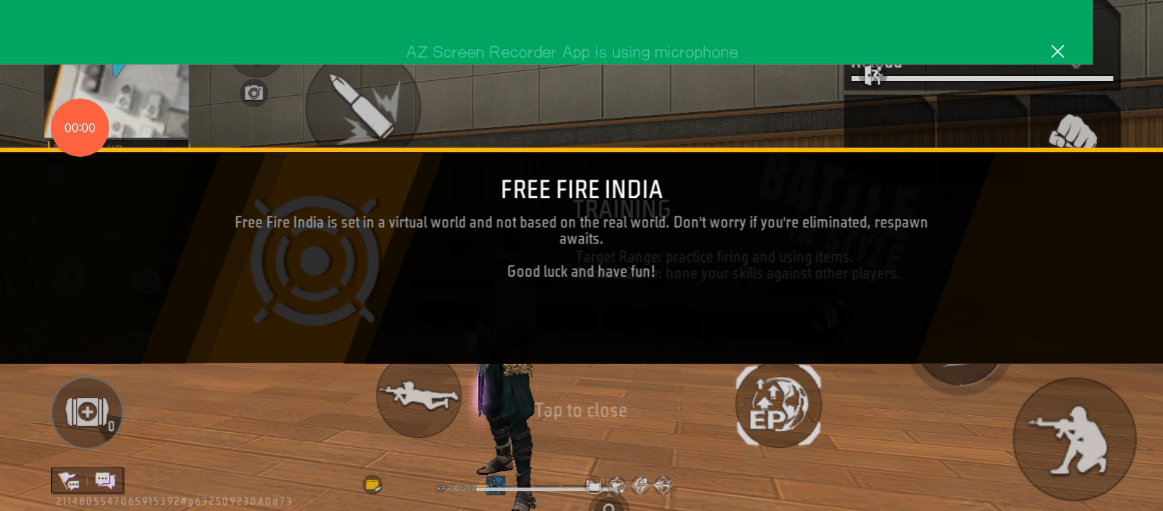 Free fire training ground gameplay part 2 💪💪😎😎😍