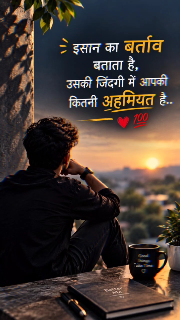 Insan ka bartaav Batata Hai