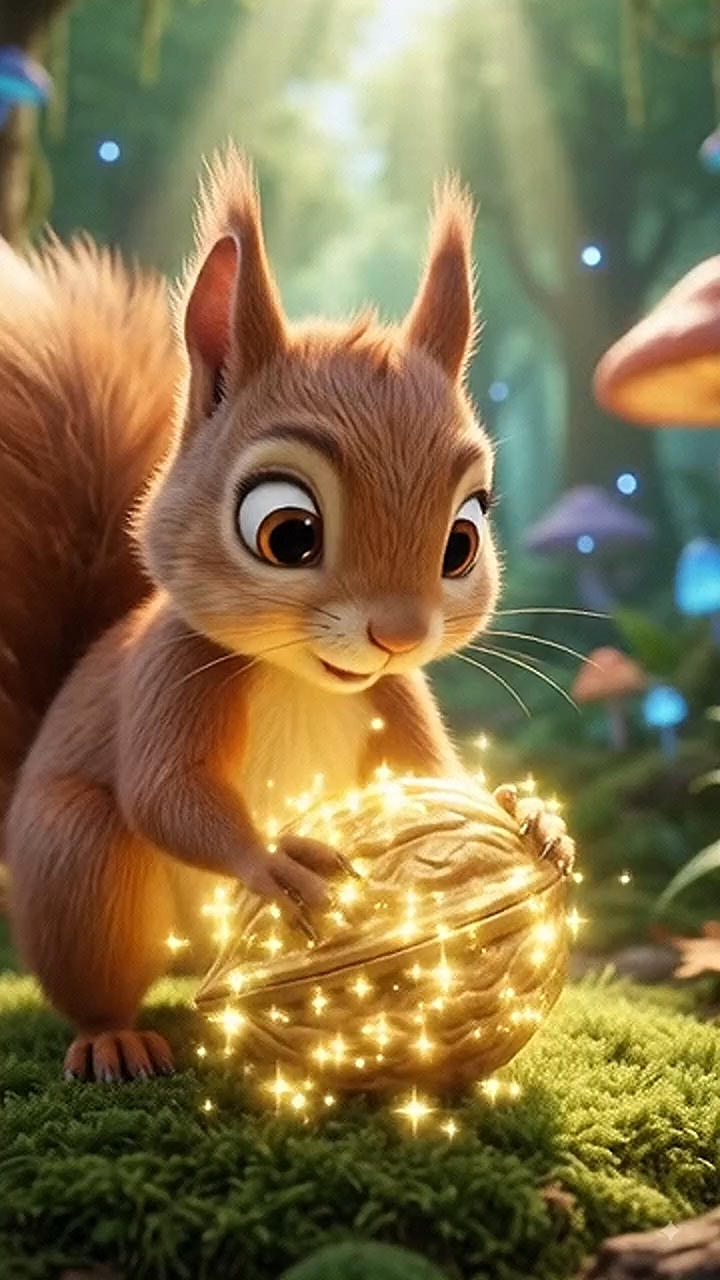 The Squirrel and the Magical Acorn 🌰🌈