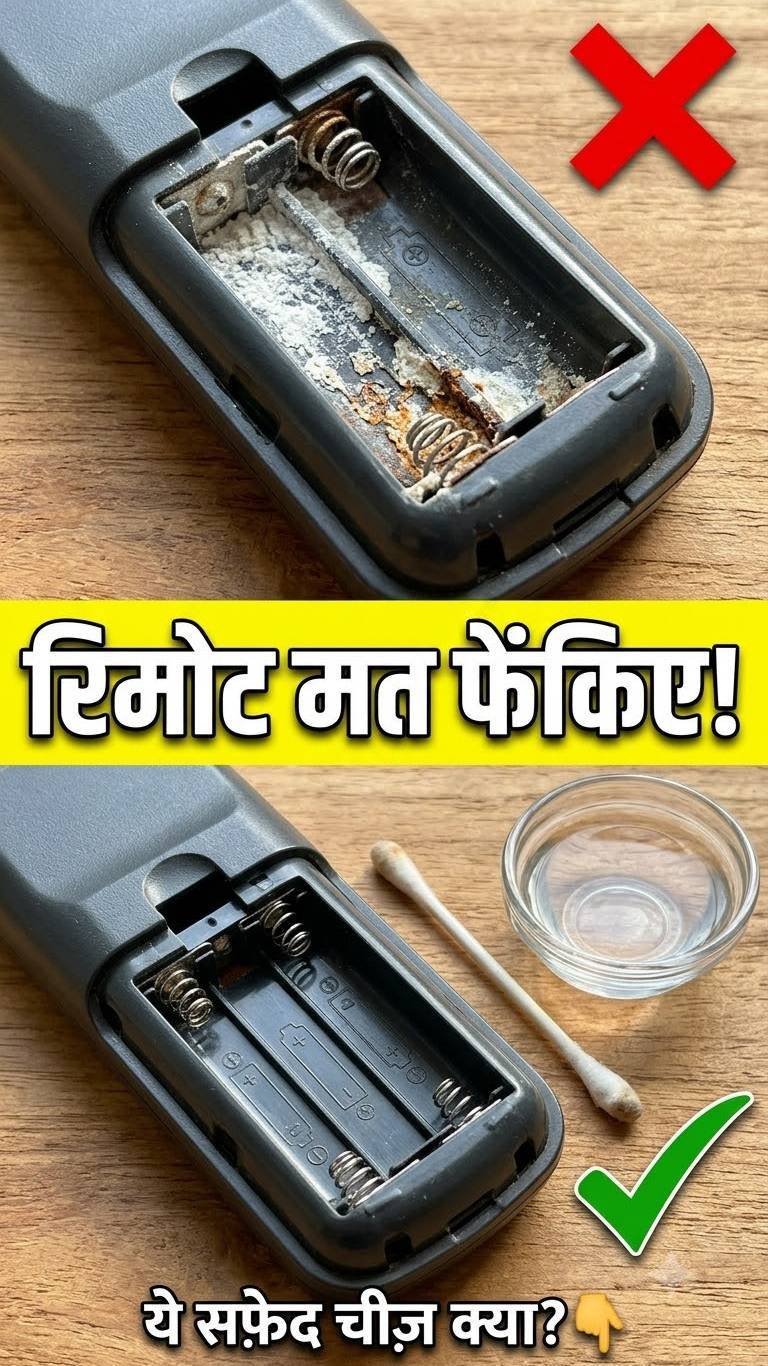 नए सेल डाले, फिर भी रिमोट बंद? रिमोट फेंकिए मत 📺