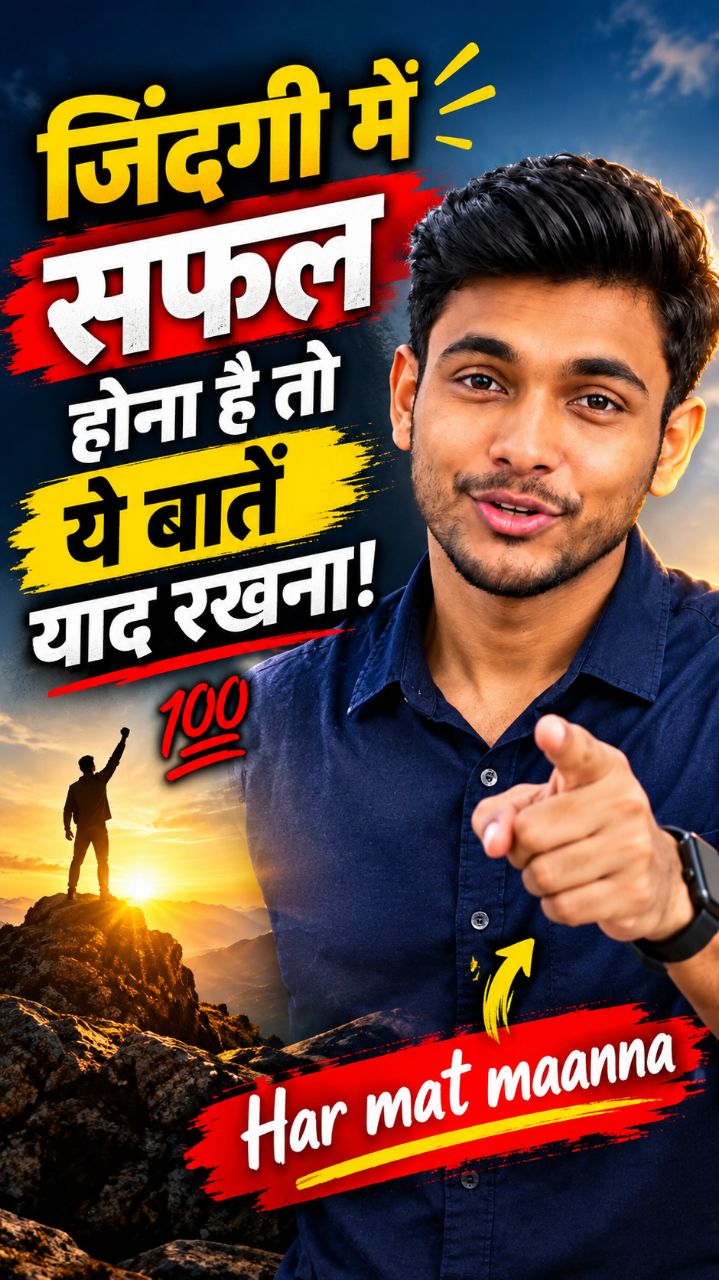 🔥 जिंदगी में सफल होना है तो ये बातें याद रखना! 💯 | Motivational Susess  Speech