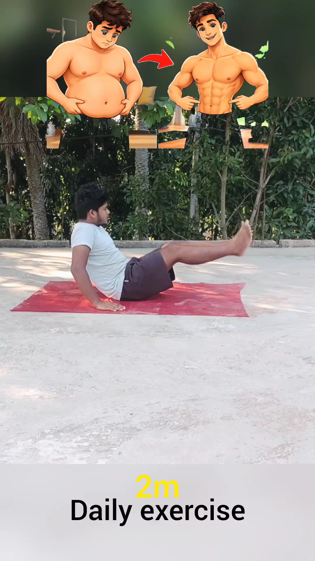 Belly Fat Loss Exercise #Shorts #homeworkout